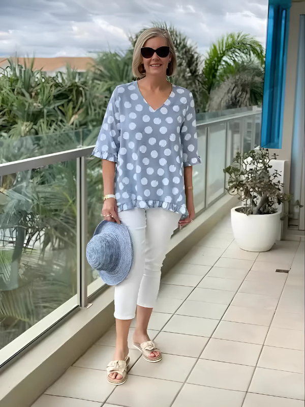 Dulce | Vintagetop med print