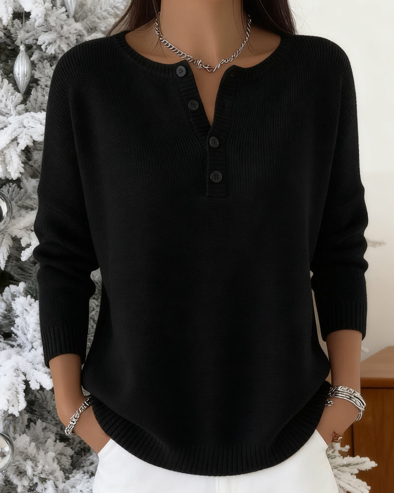 Lena - Basis cardigan med lange ærmer