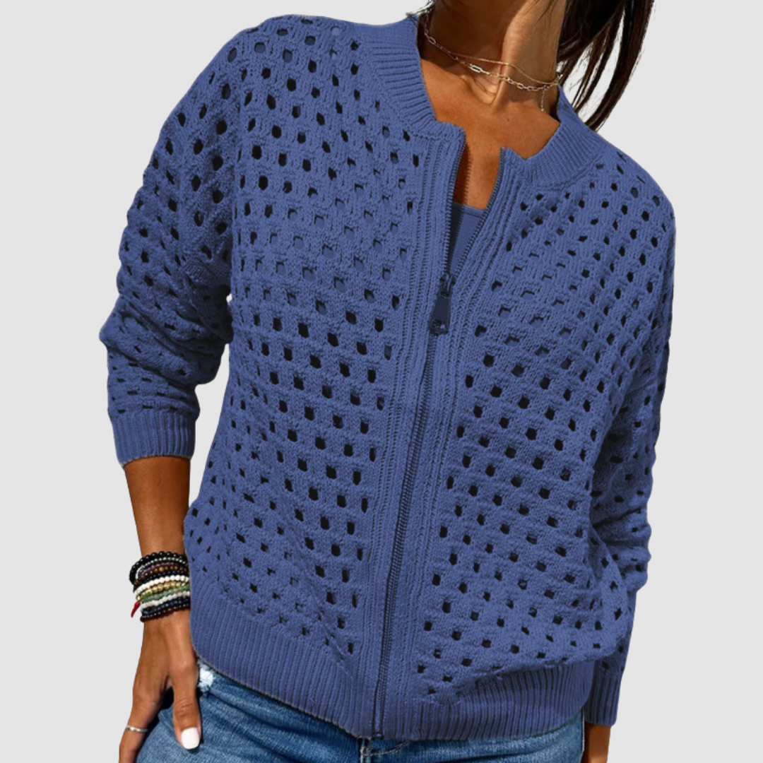 Desiree - Elegant strikcardigan