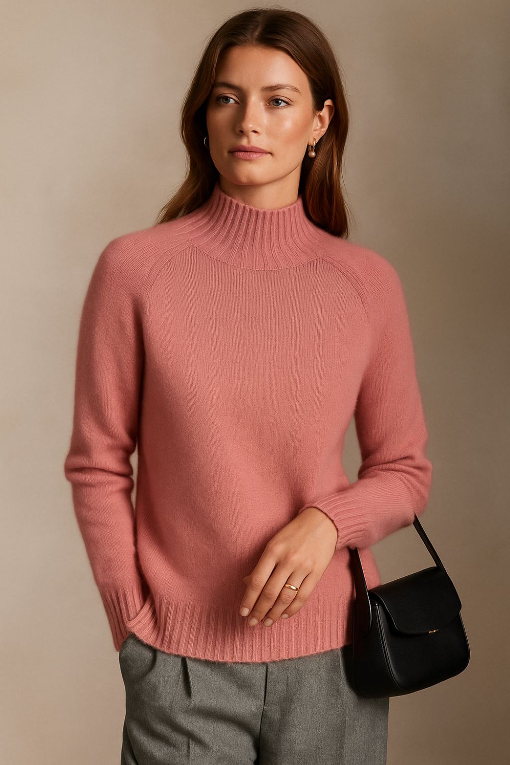 Léonne - Cashmere-rullekrave