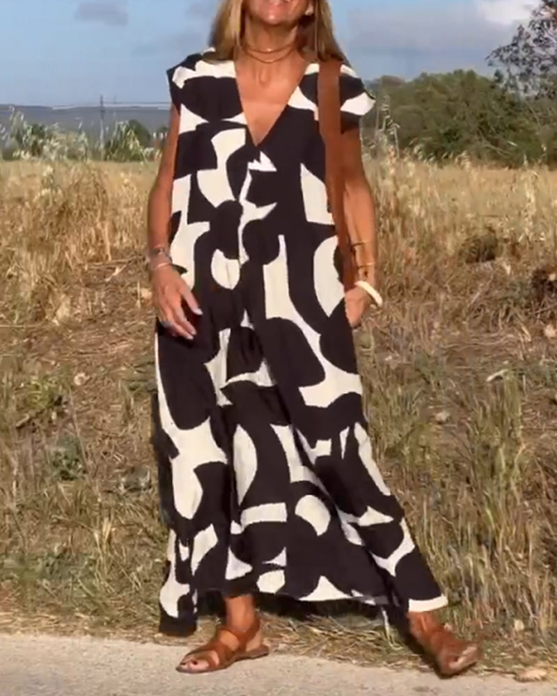 Stéphanie - Chic og Flydende Kjole