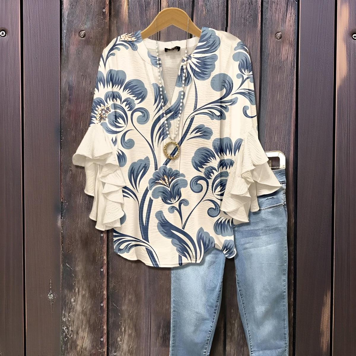 Elisabet - Afslappet sommerbluse