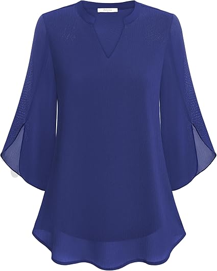 Petra – A-formet chiffonbluse