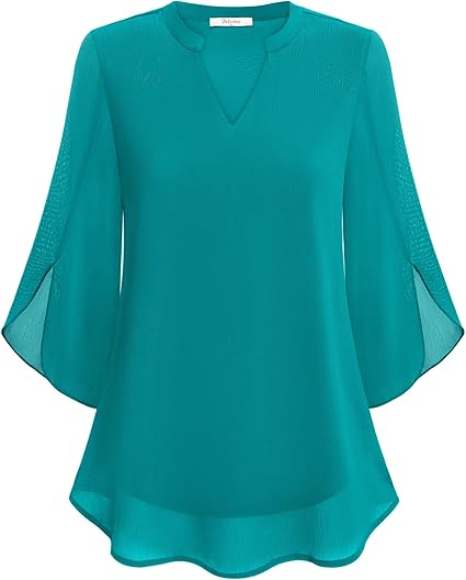 Petra – A-formet chiffonbluse