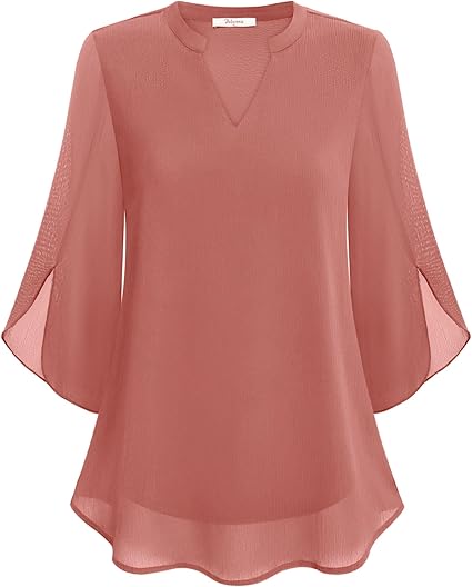 Petra – A-formet chiffonbluse