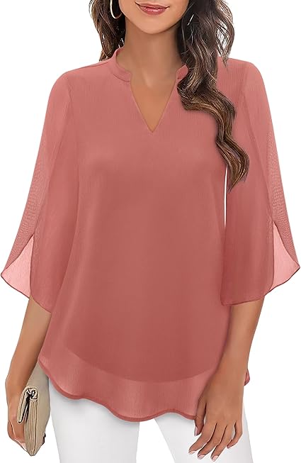 Petra – A-formet chiffonbluse
