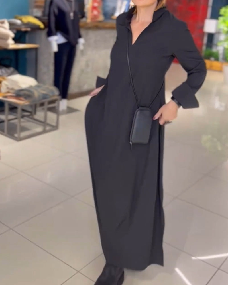 Evia - Elegant lang kjole