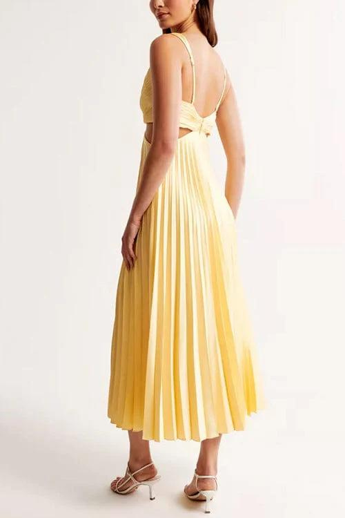 Yasmin - Elegant plisseret kjole