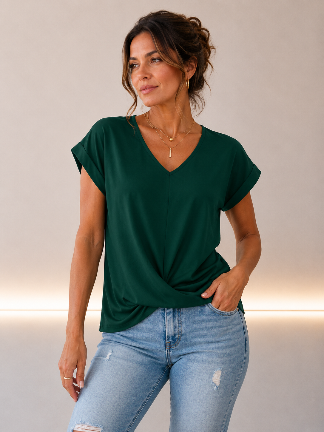 Giulia - Elegant og alsidig T-shirt
