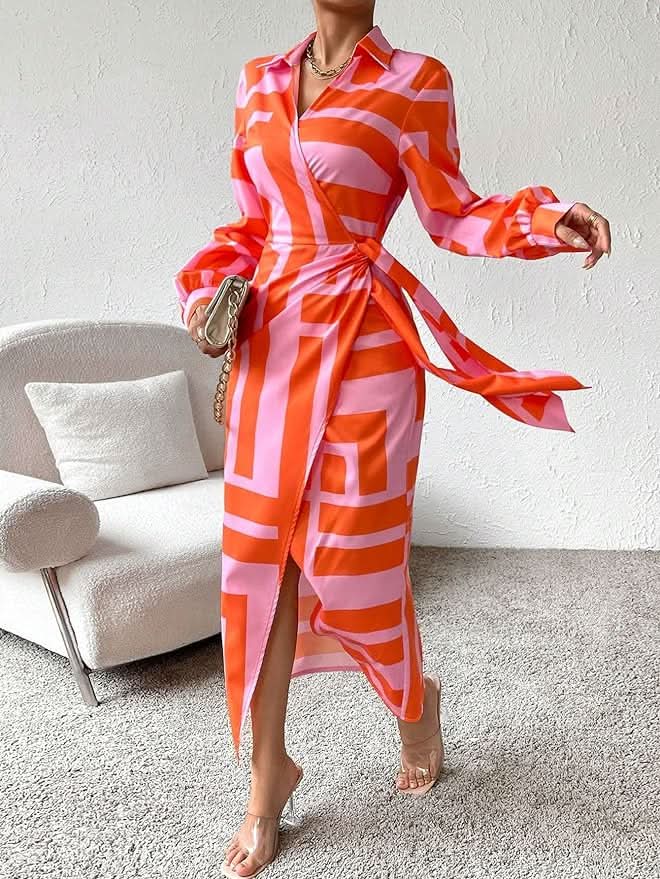 Amira - Elegant wrap-kjole