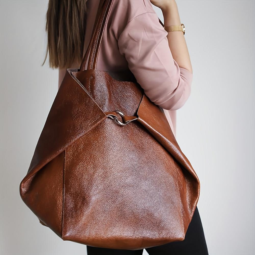 Dagmar - rummelig retro håndtaske