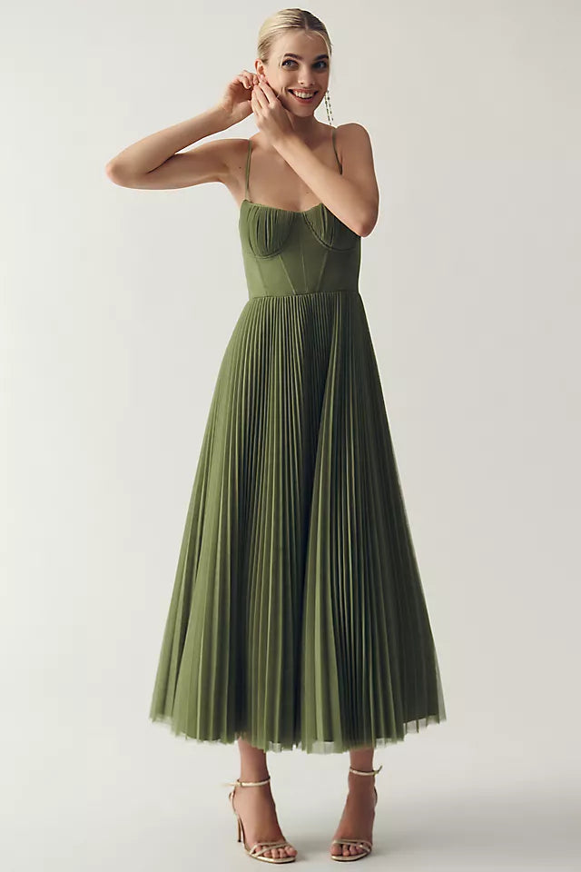 Claire - Elegant plisseret kjole
