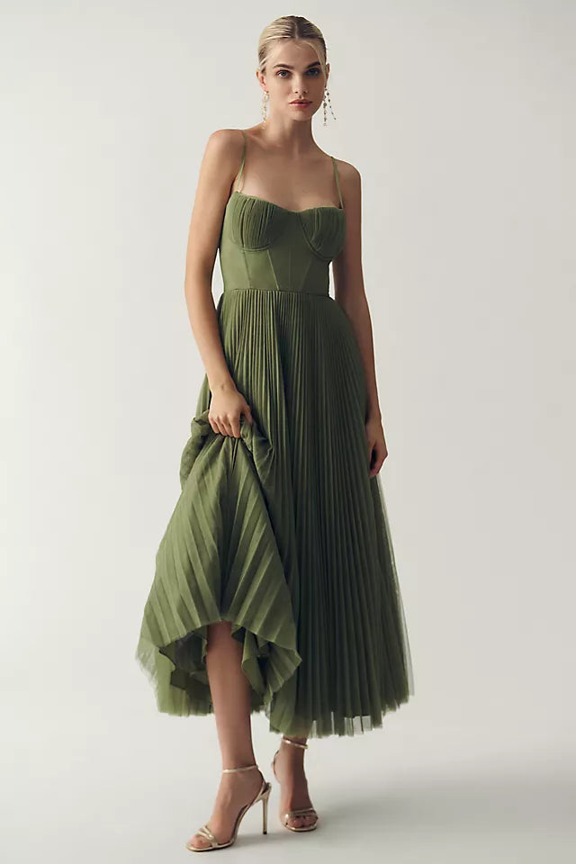 Claire - Elegant plisseret kjole