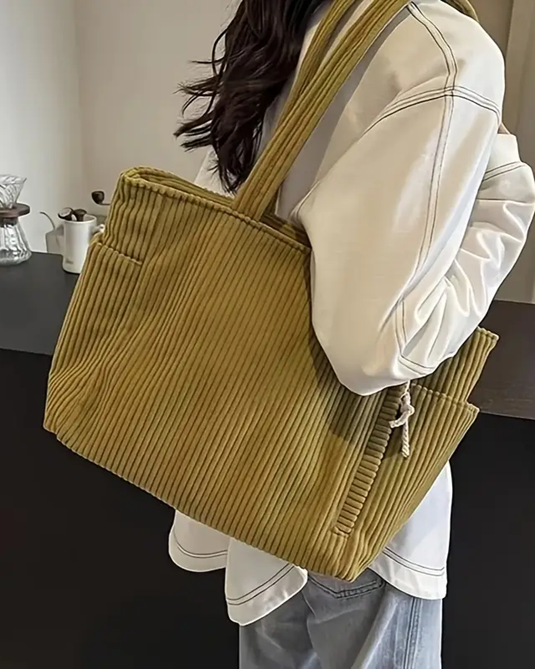 Tilda - Elegant ribbet taske