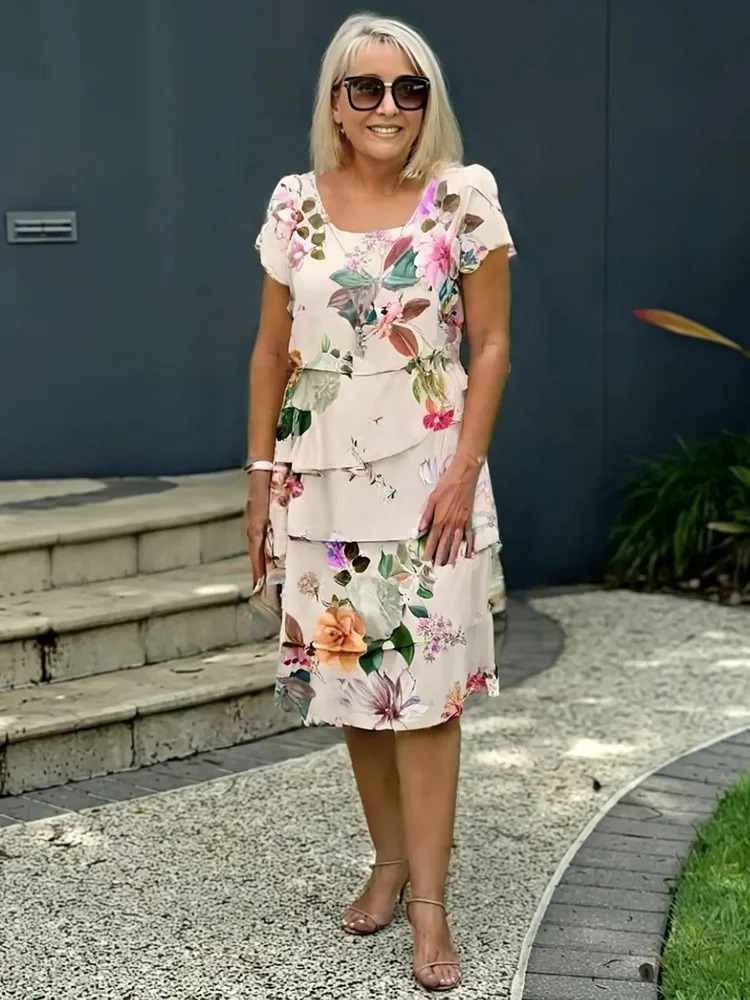 Mallory - Chic blomsterkjole
