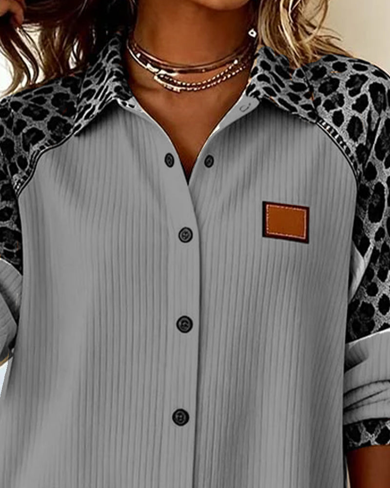 Aria - Elegant leopardskjorte