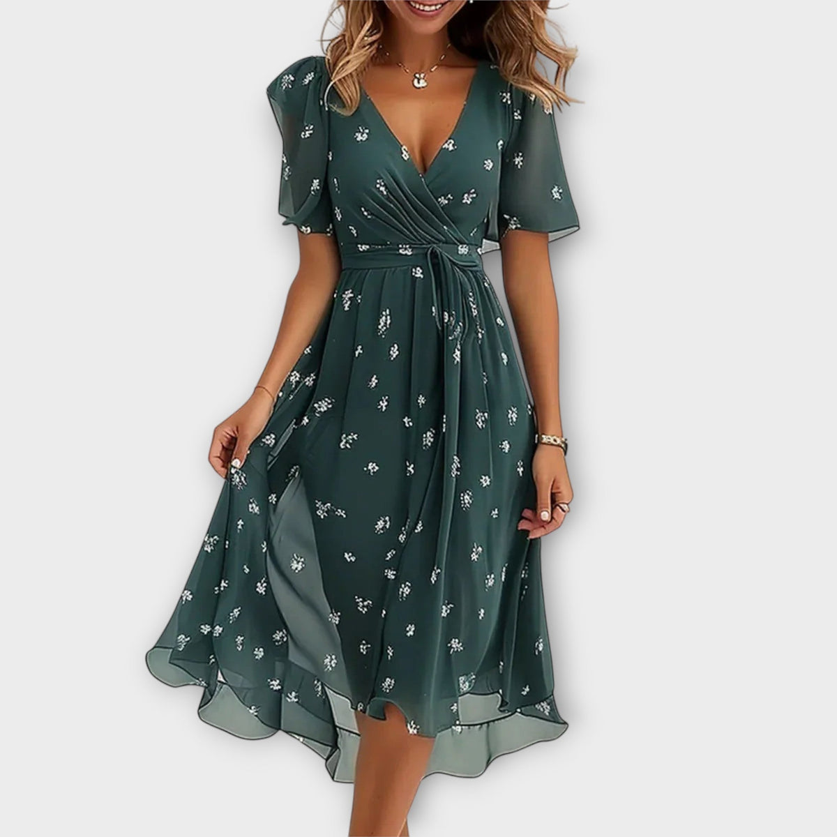 Floria | Flatterende elegant kjole