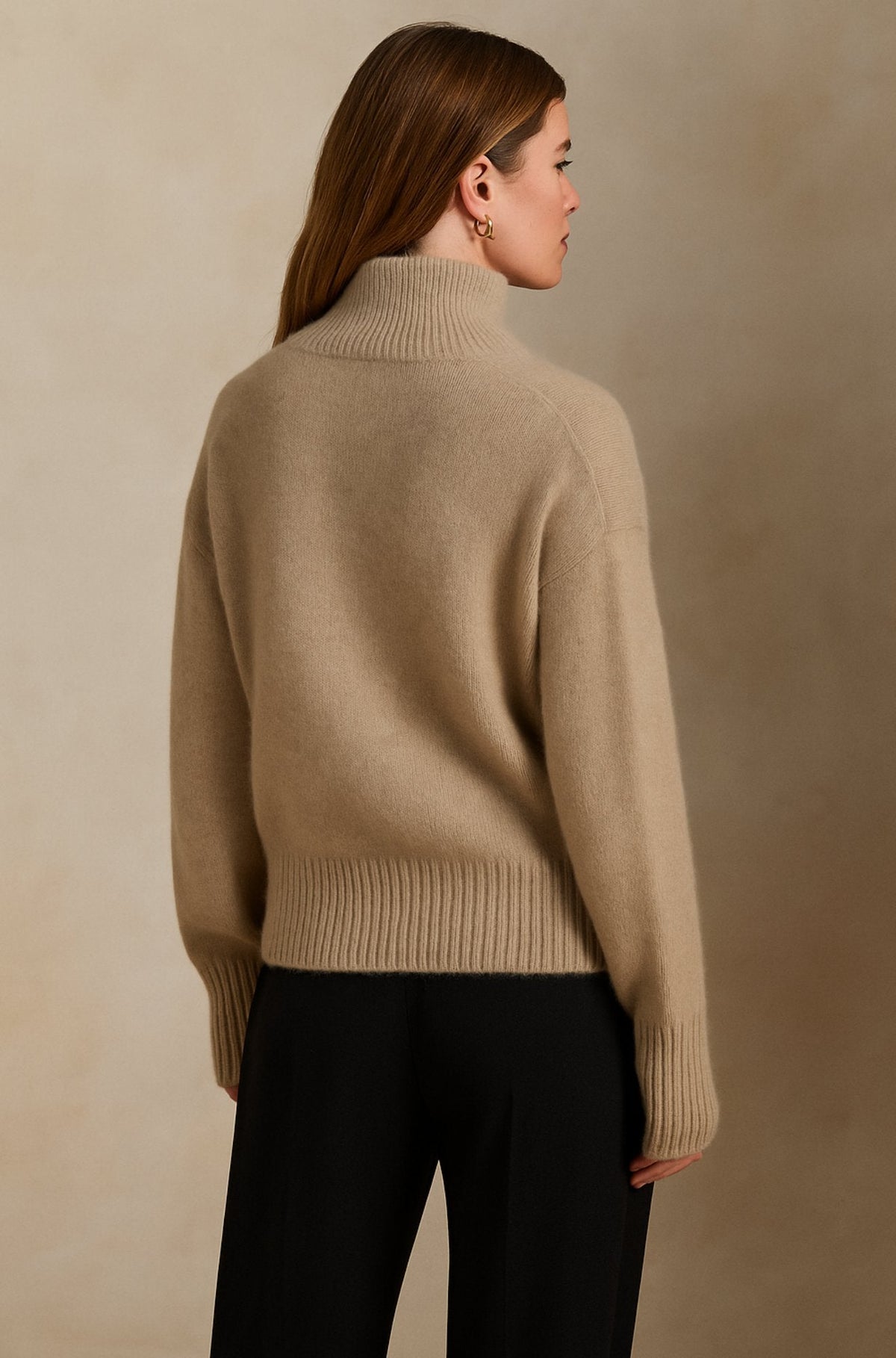 Isabella - Højt tørklæde i cashmere