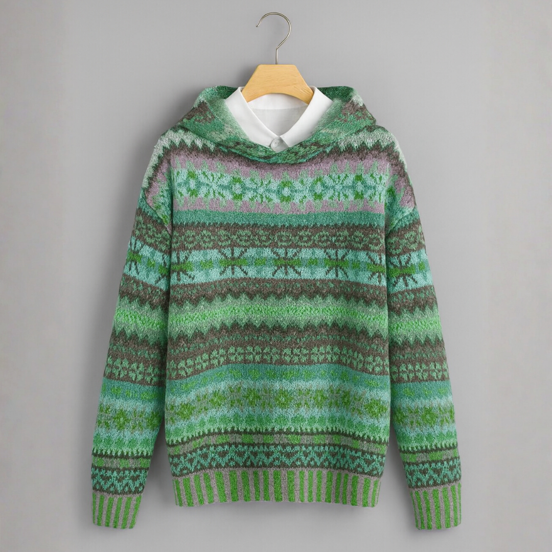 Julliet - Chic etnisk sweatshirt
