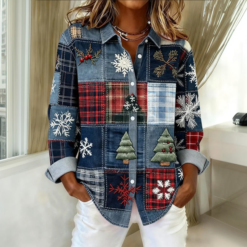 Leona - Afslappet festlig bluse
