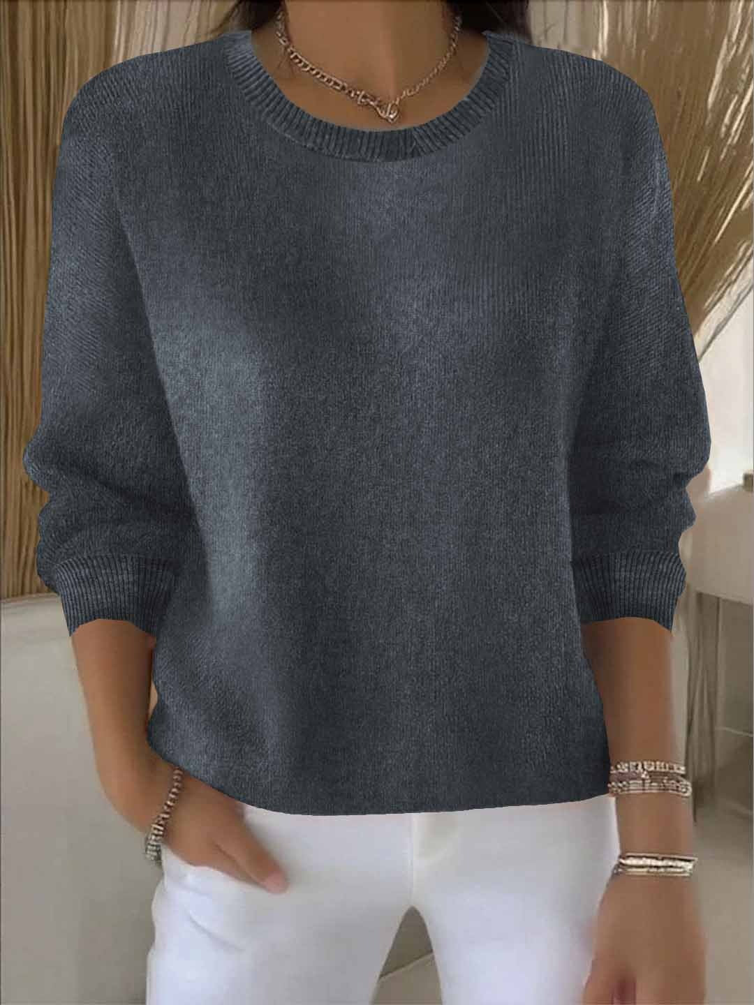 Faylena - Elegant afslappet striktrøje