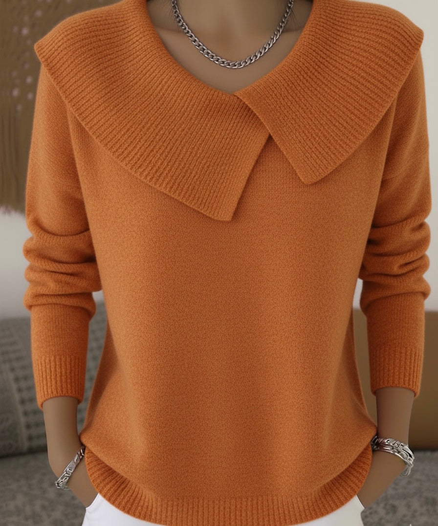 Rylee - Elegant ribstrikket pullover