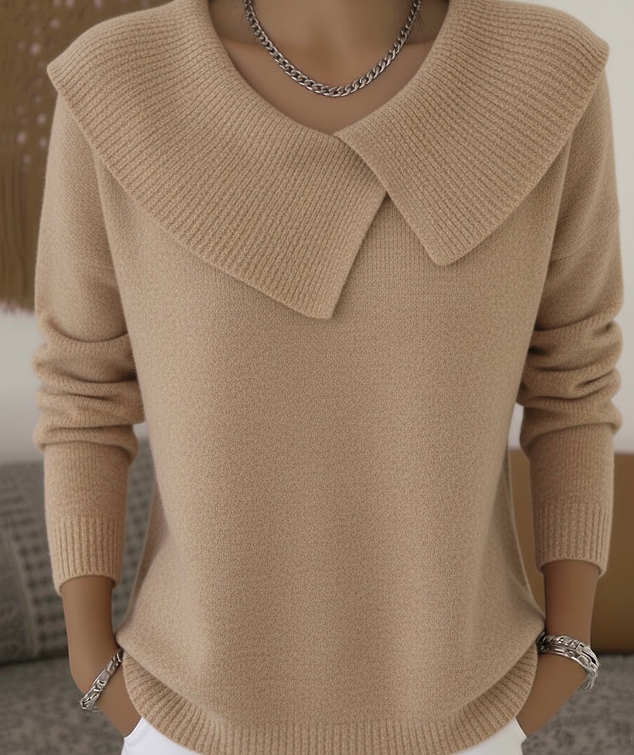 Rylee - Elegant ribstrikket pullover