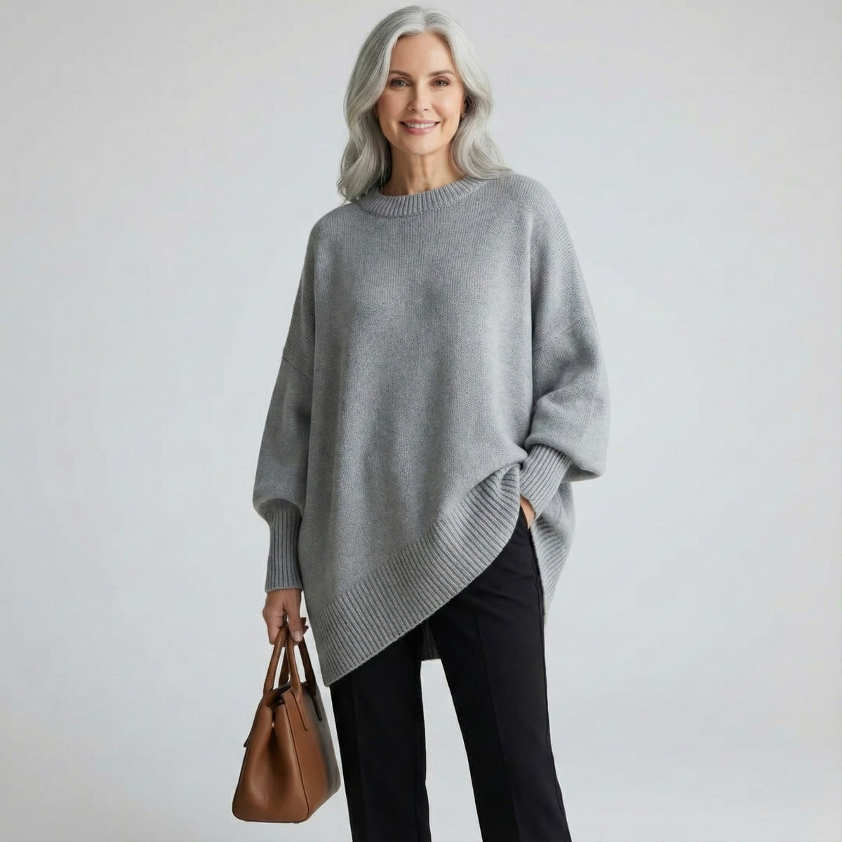 Claudia - Elegant og behagelig striktrøje