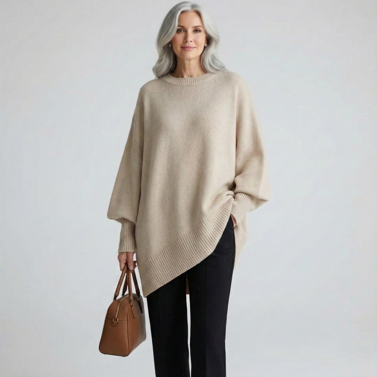 Claudia - Elegant og behagelig striktrøje