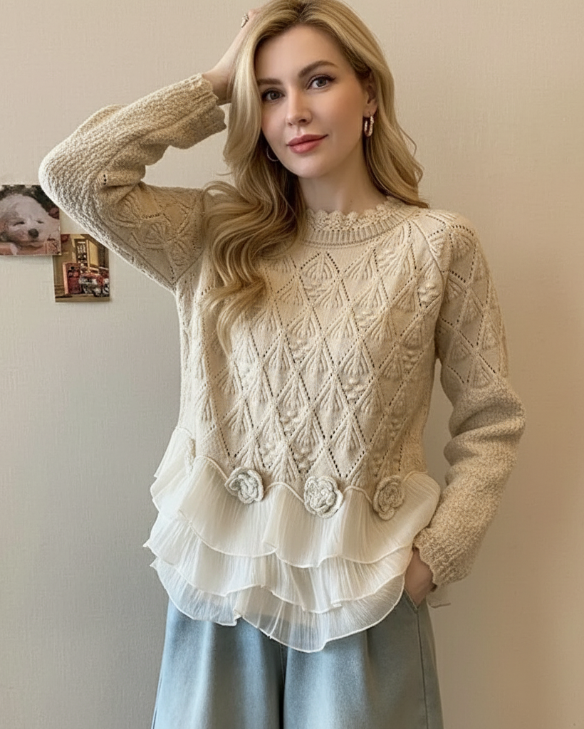 Taylor - Charmerende strikcardigan
