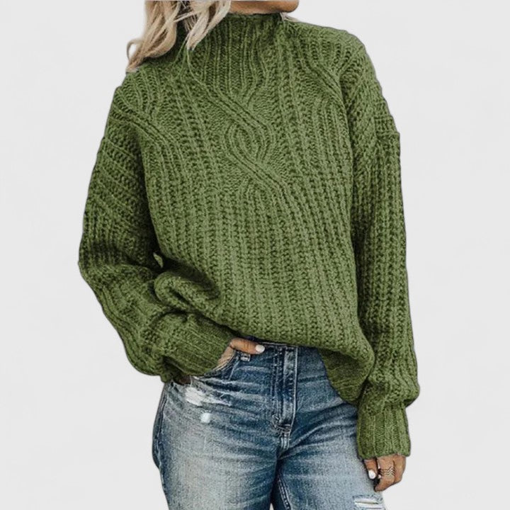 Lerynna - Elegant Strik med Kabelmønster