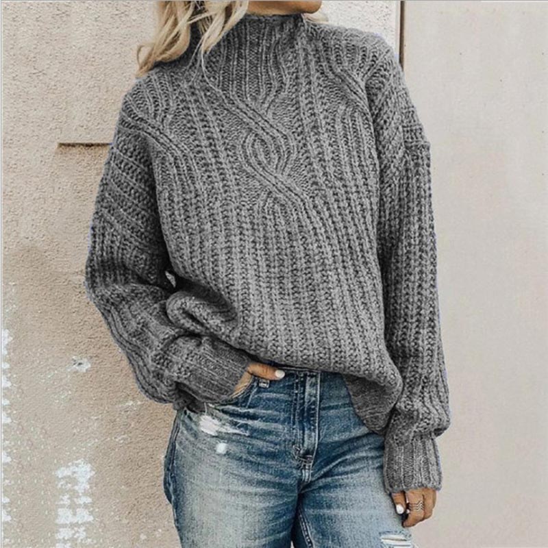 Sofian - Elegant og behagelig sweater med kabelstrik