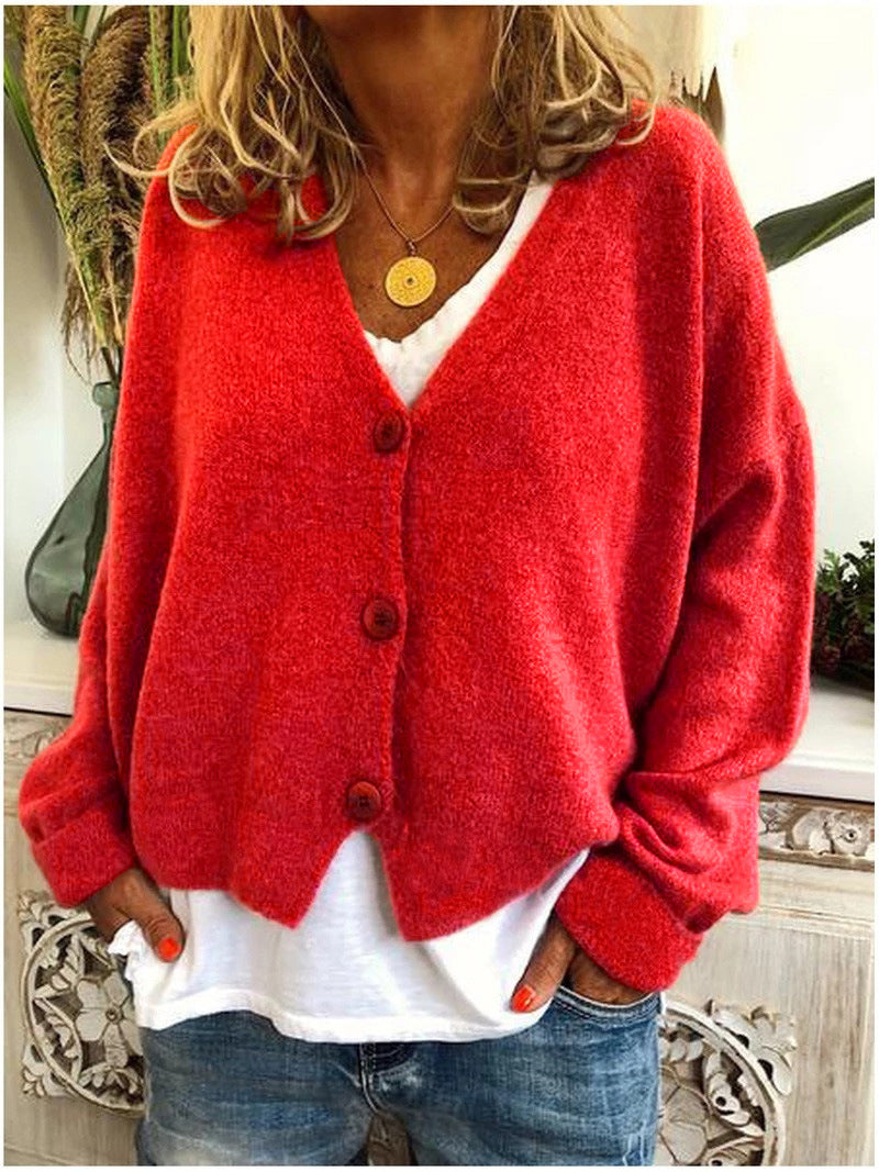 Scarlett - Elegant Strikket Cardigan