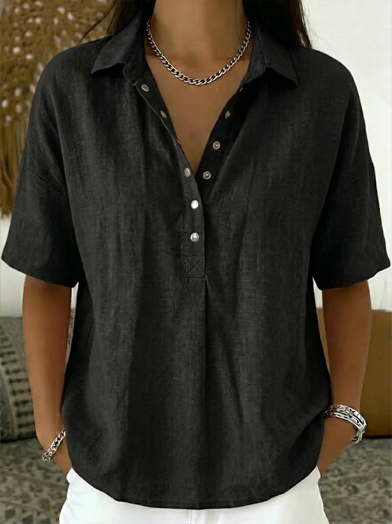 Soleil - Afslappet chic bluse