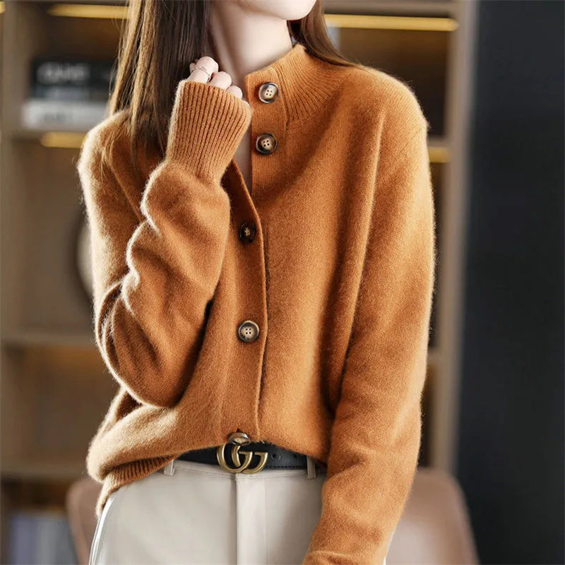 Arlina - Elegant Merinould-cardigan