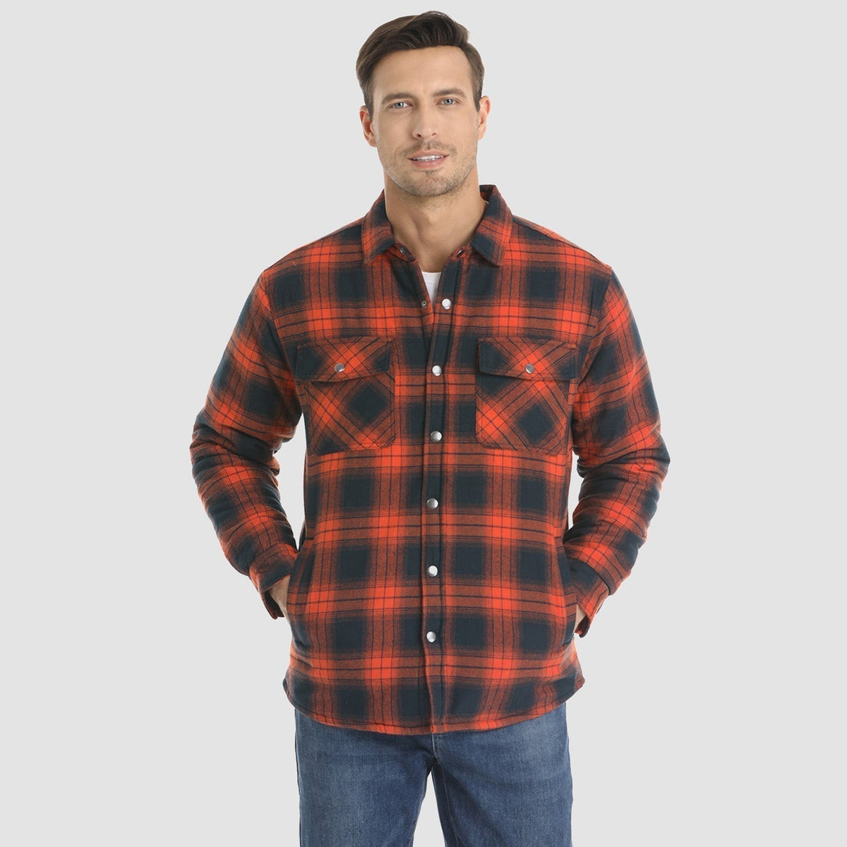 Jack - Robust stribet jakke