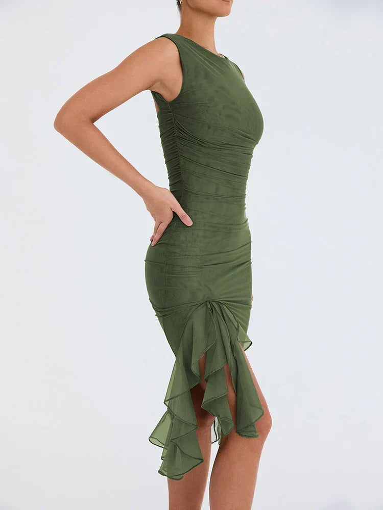 Nancy - Elegant midikjole