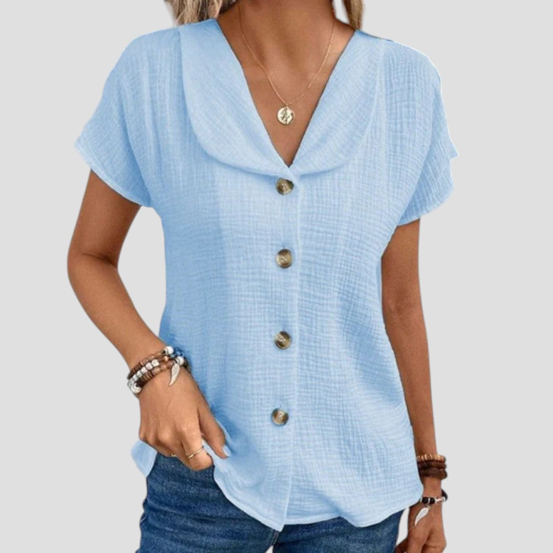 Elena - Elegant afslappet bluse