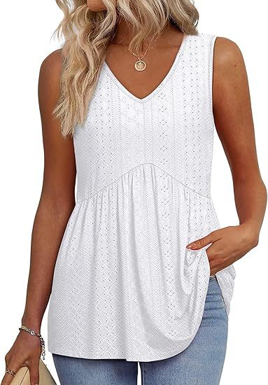 Elenor - Elegant top uden ærmer