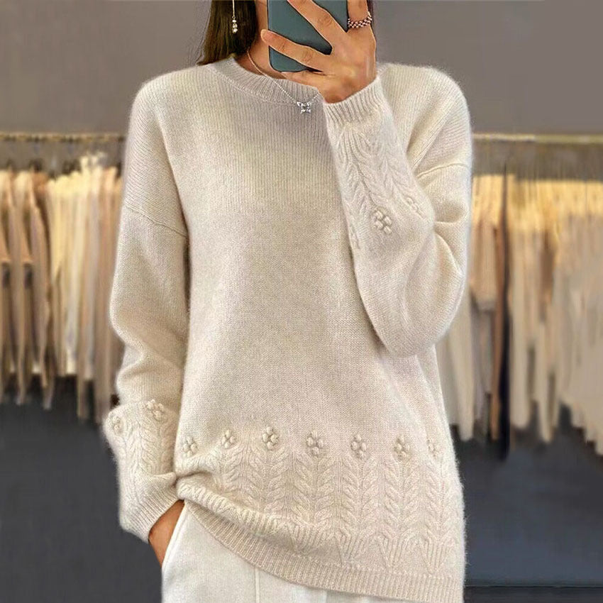 Talbot - Elegant pullover med blomsterprint
