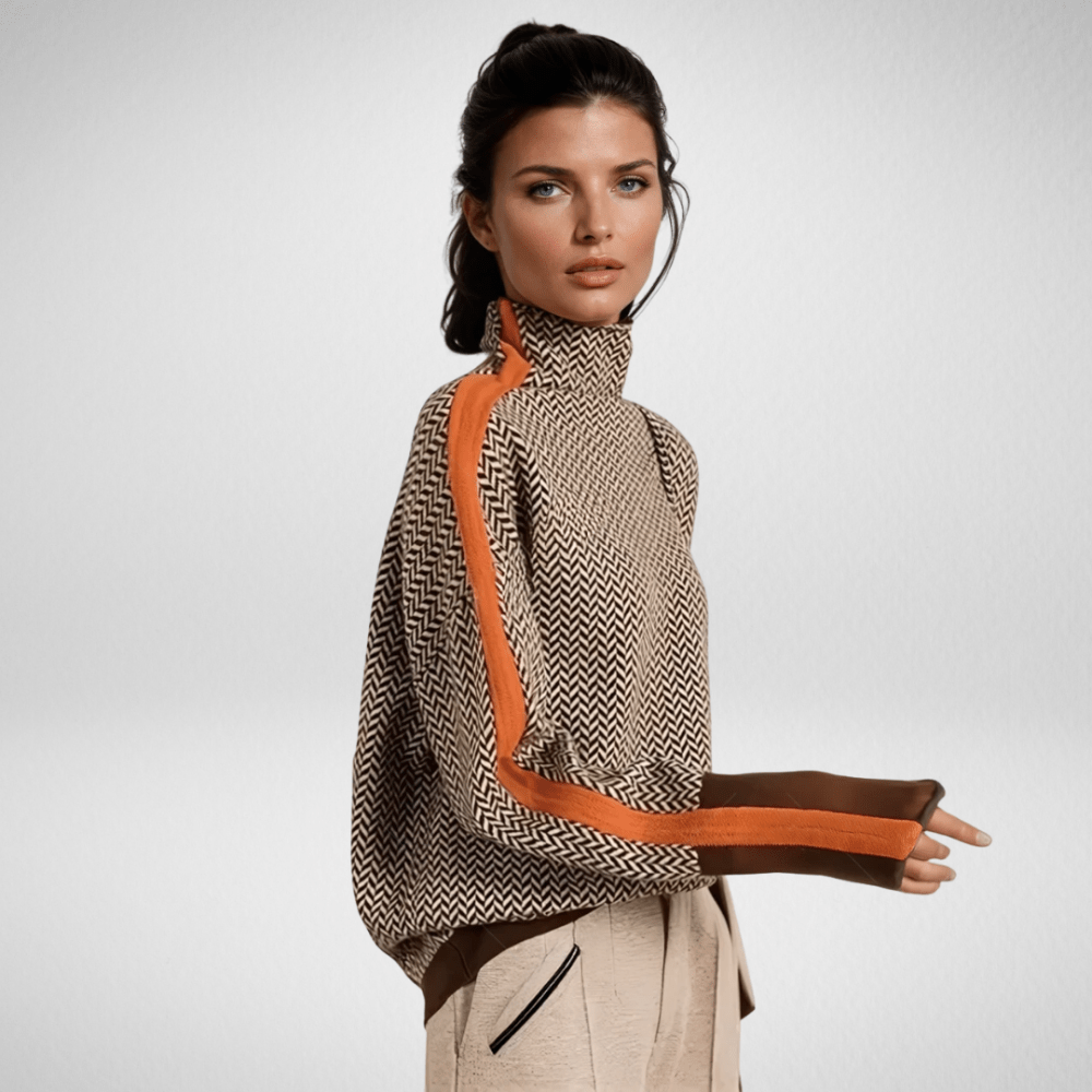 Clémence - Elegant rullekravetrøje