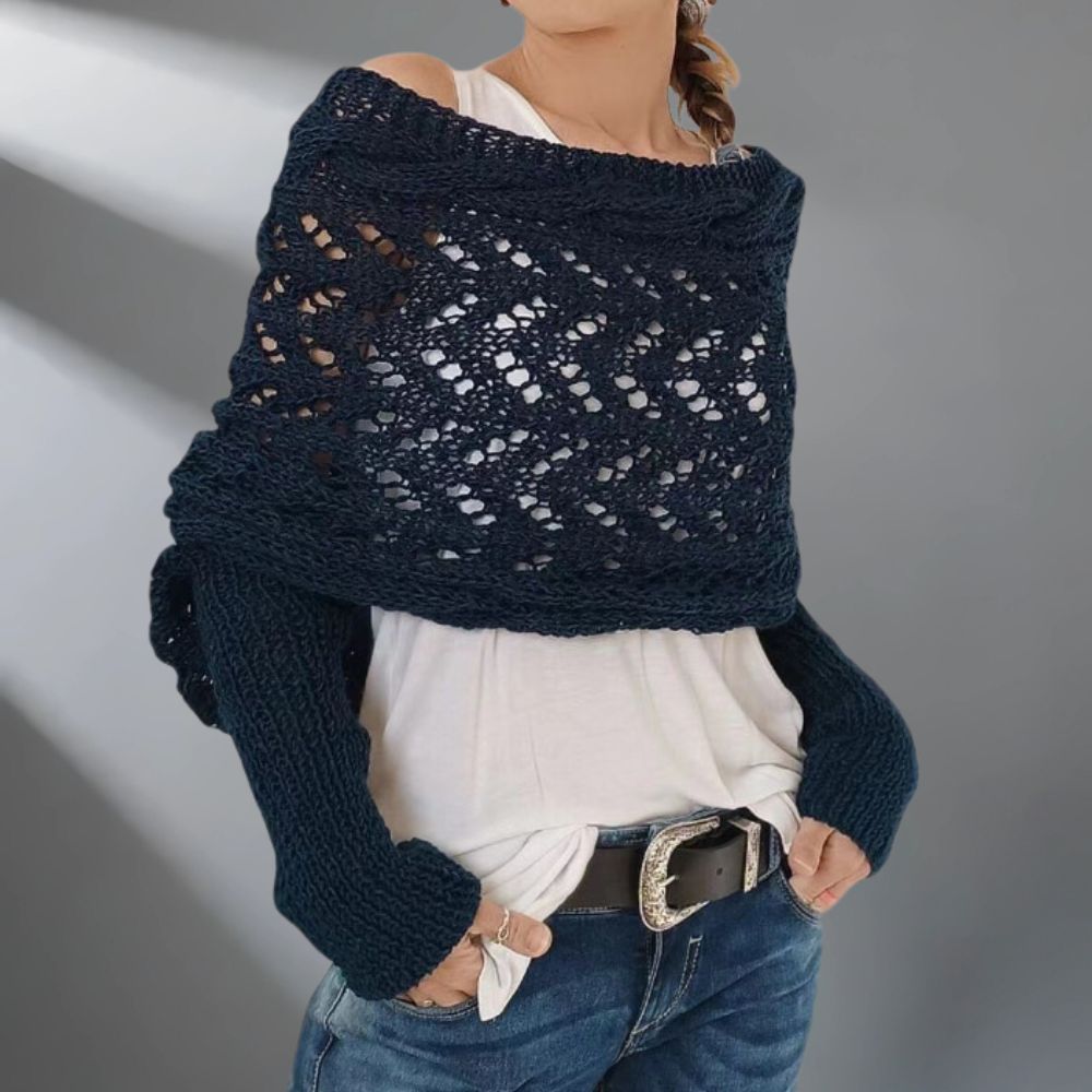 WarmWrap™ - Elegant vævet sjal
