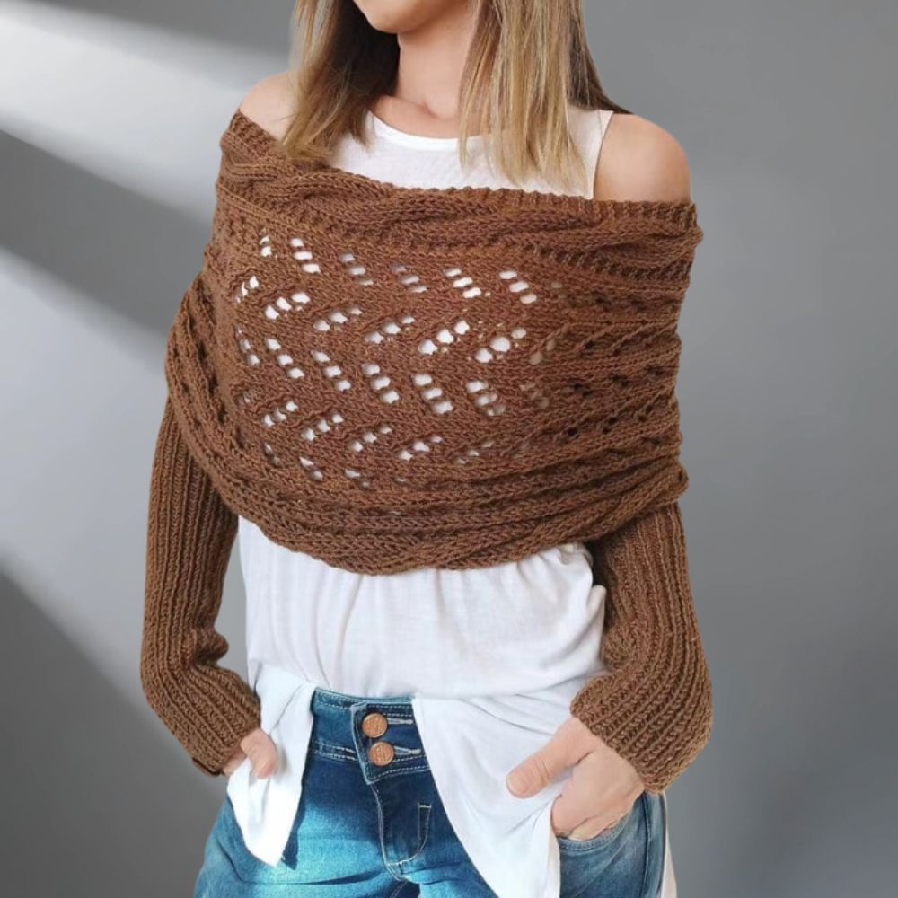 WarmWrap™ - Elegant vævet sjal
