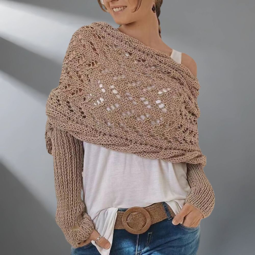 WarmWrap™ - Elegant vævet sjal