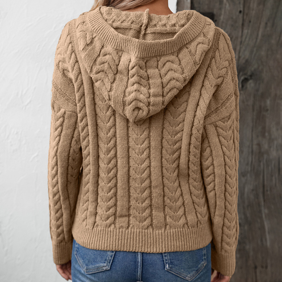Talbot - Lækker Henley-trøje med Charme