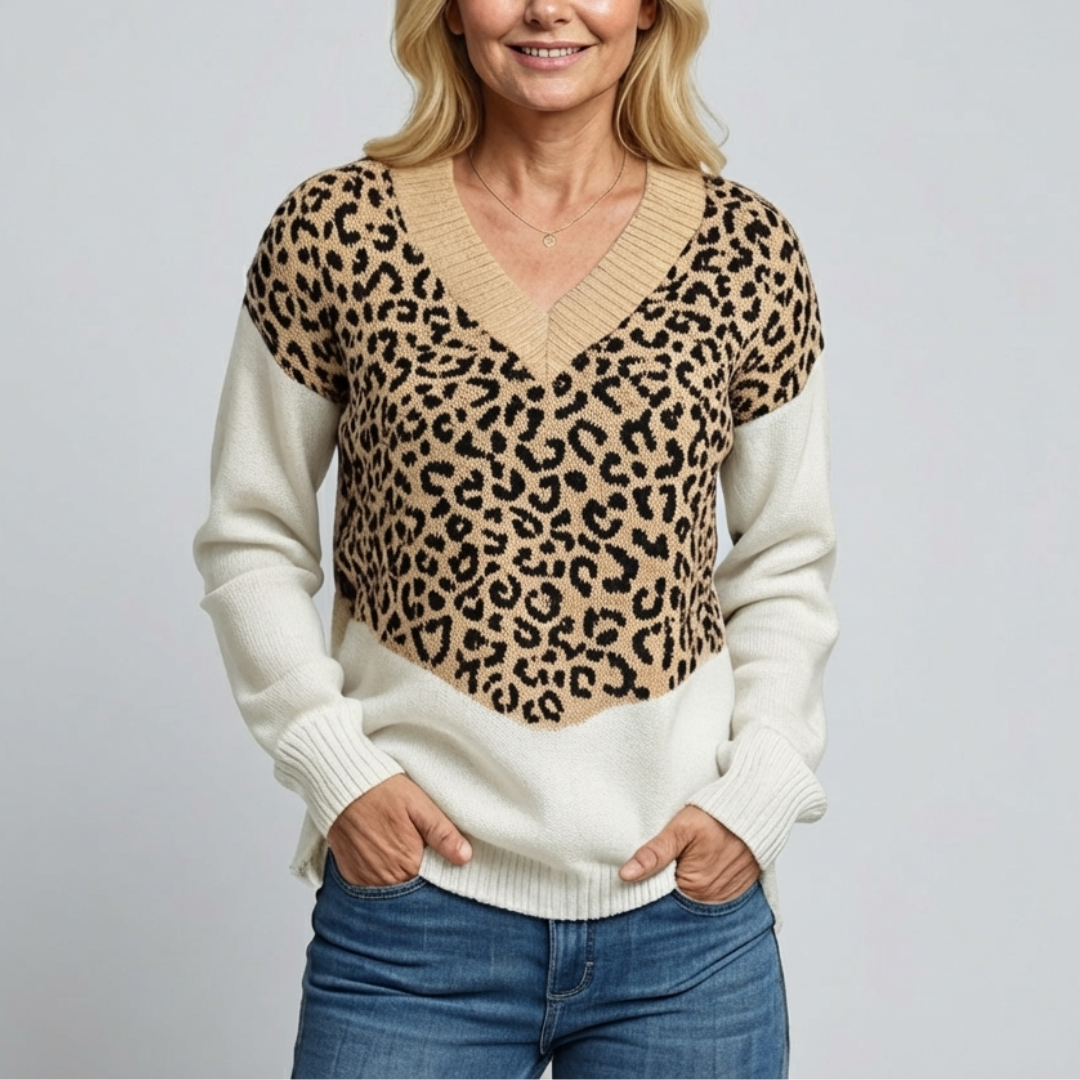 Isa - Chic Leopardtrøje