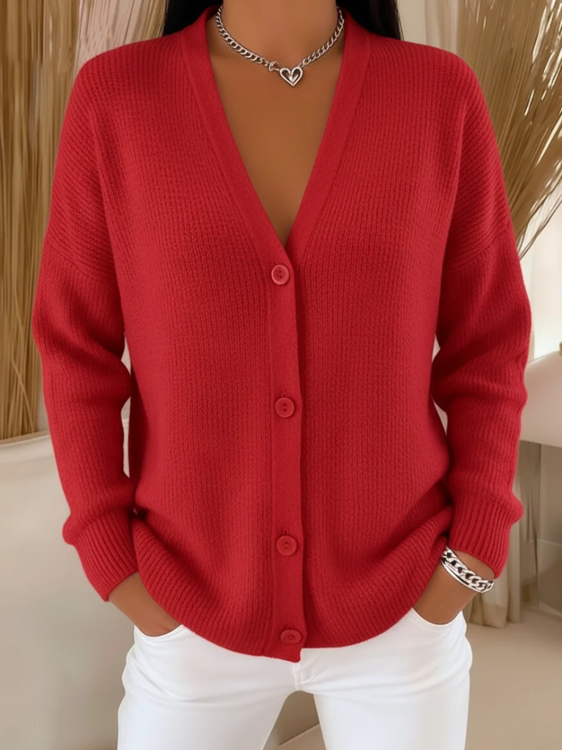 Sofie - Behagelig cardigan i bomuld