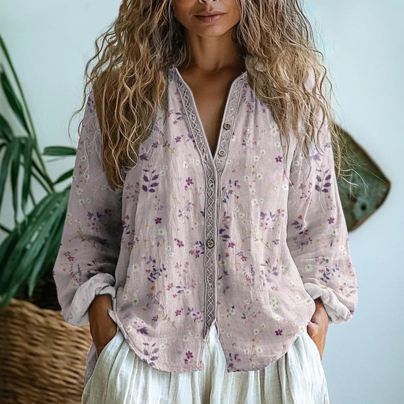 Brianna - Elegant vintagebluse