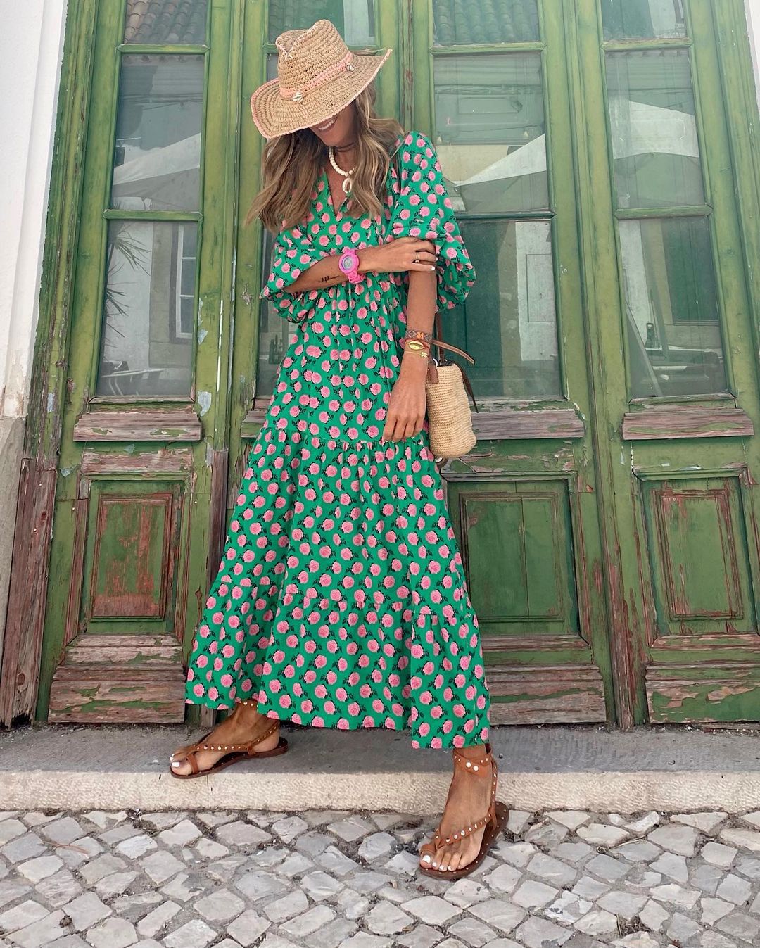 Sylvie - Boheme-chic kjole