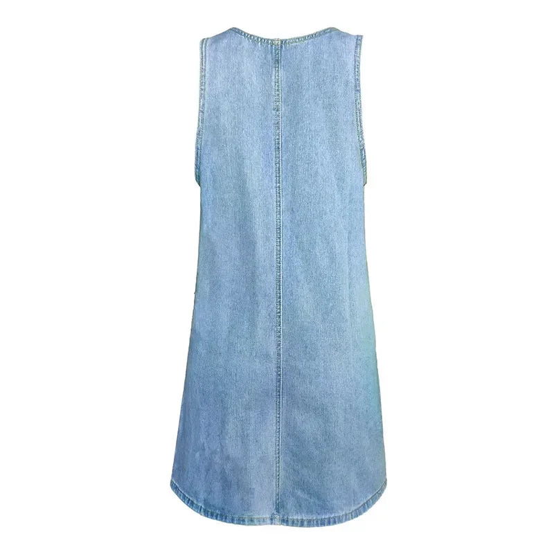 Sofia - Praktisk sommerkjole i denim